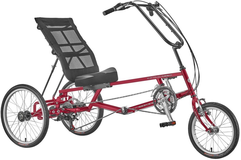 Sun Seeker EZ-TriClassic SX tricycle — for sale at Brooks Bike Shop, professionally assembled and ready to ride