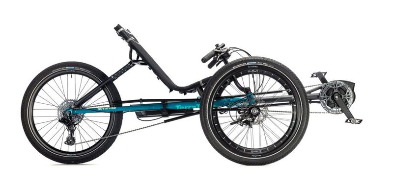 TerraTrike Rambler e+ tricycle — for sale at Brooks Bike Shop, professionally assembled and ready to ride
