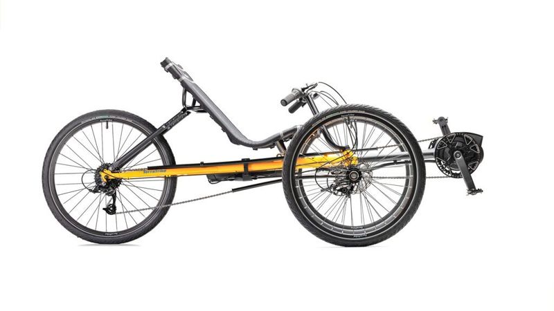 TerraTrike Rebel e+ tricycle — for sale at Brooks Bike Shop, professionally assembled and ready to ride