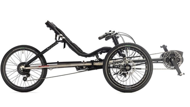 TerraTrike Traveler e+ tricycle — for sale at Brooks Bike Shop, professionally assembled and ready to ride